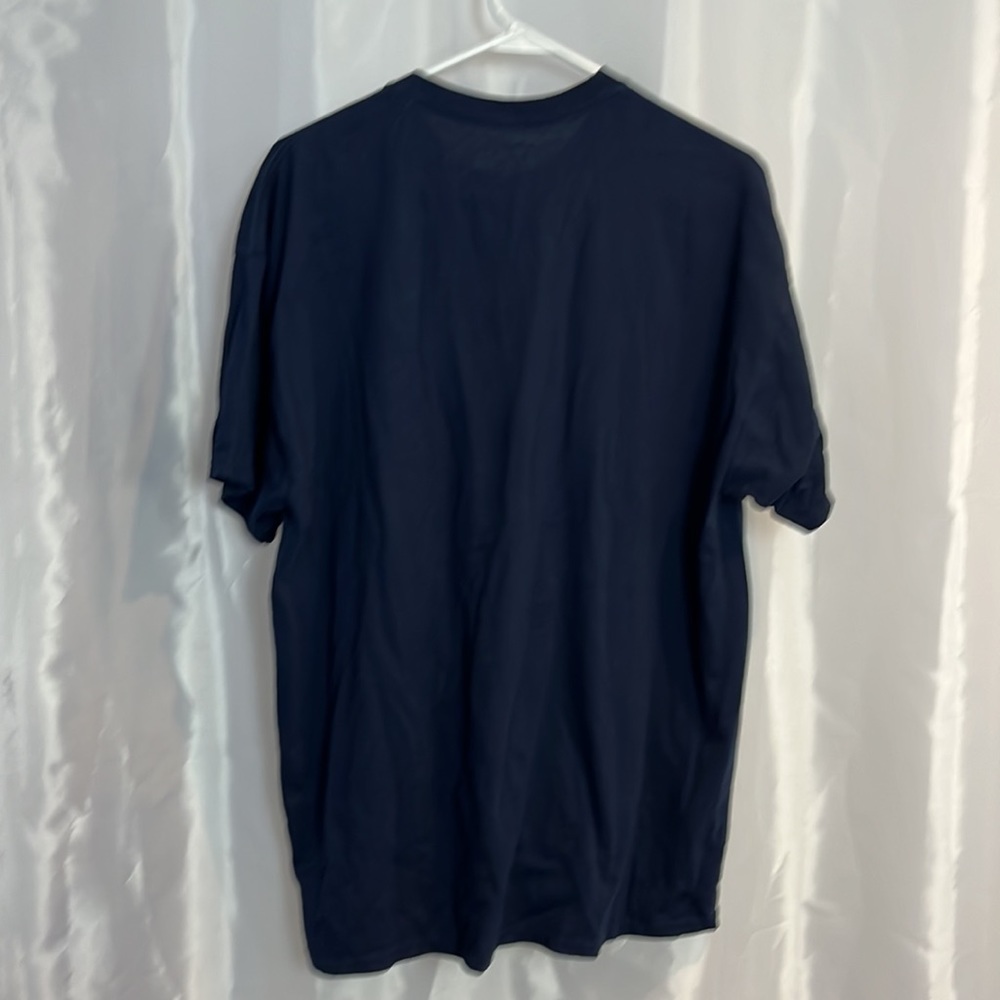 Men’s “Fishing” Navy Blue Tee.  2050 - Picture 2 of 3